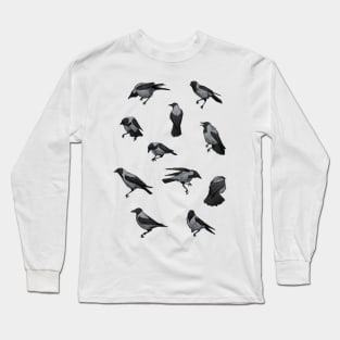 Hooded Crows Long Sleeve T-Shirt